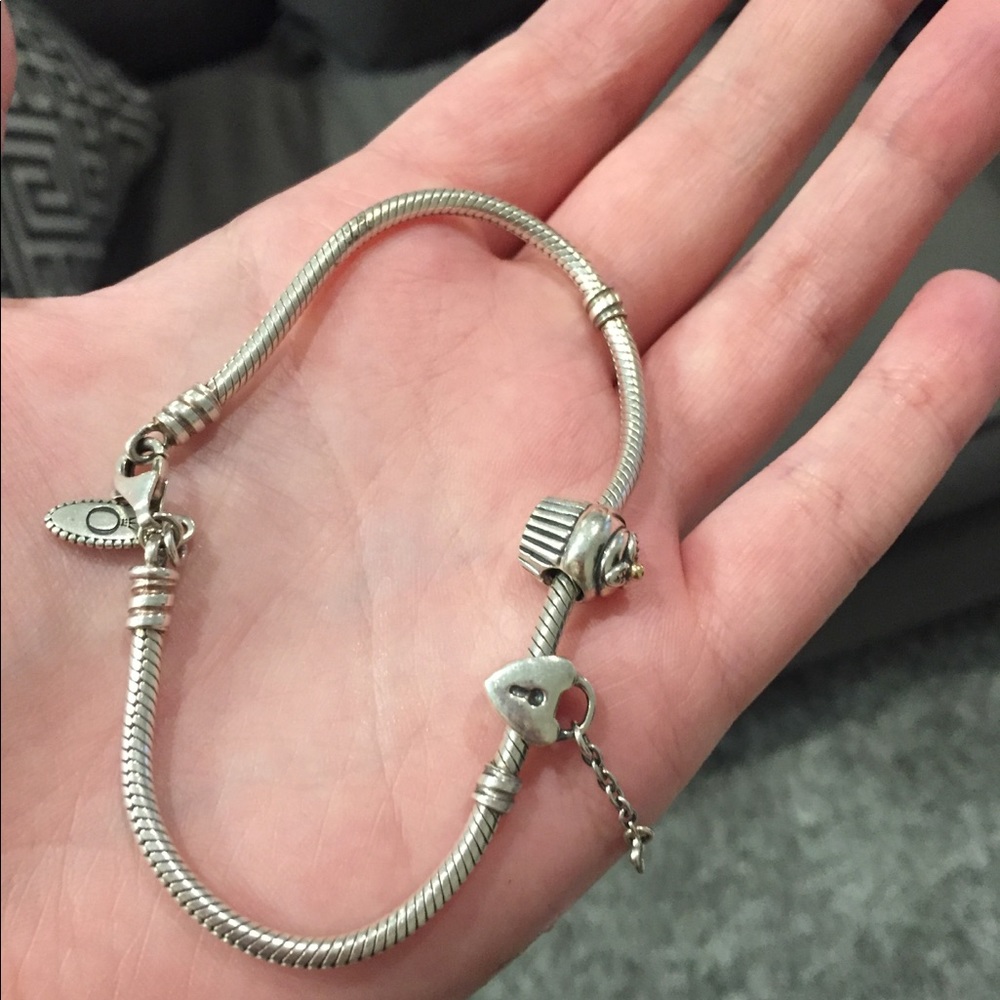 Pandora Bracelet w/ 2 Charms